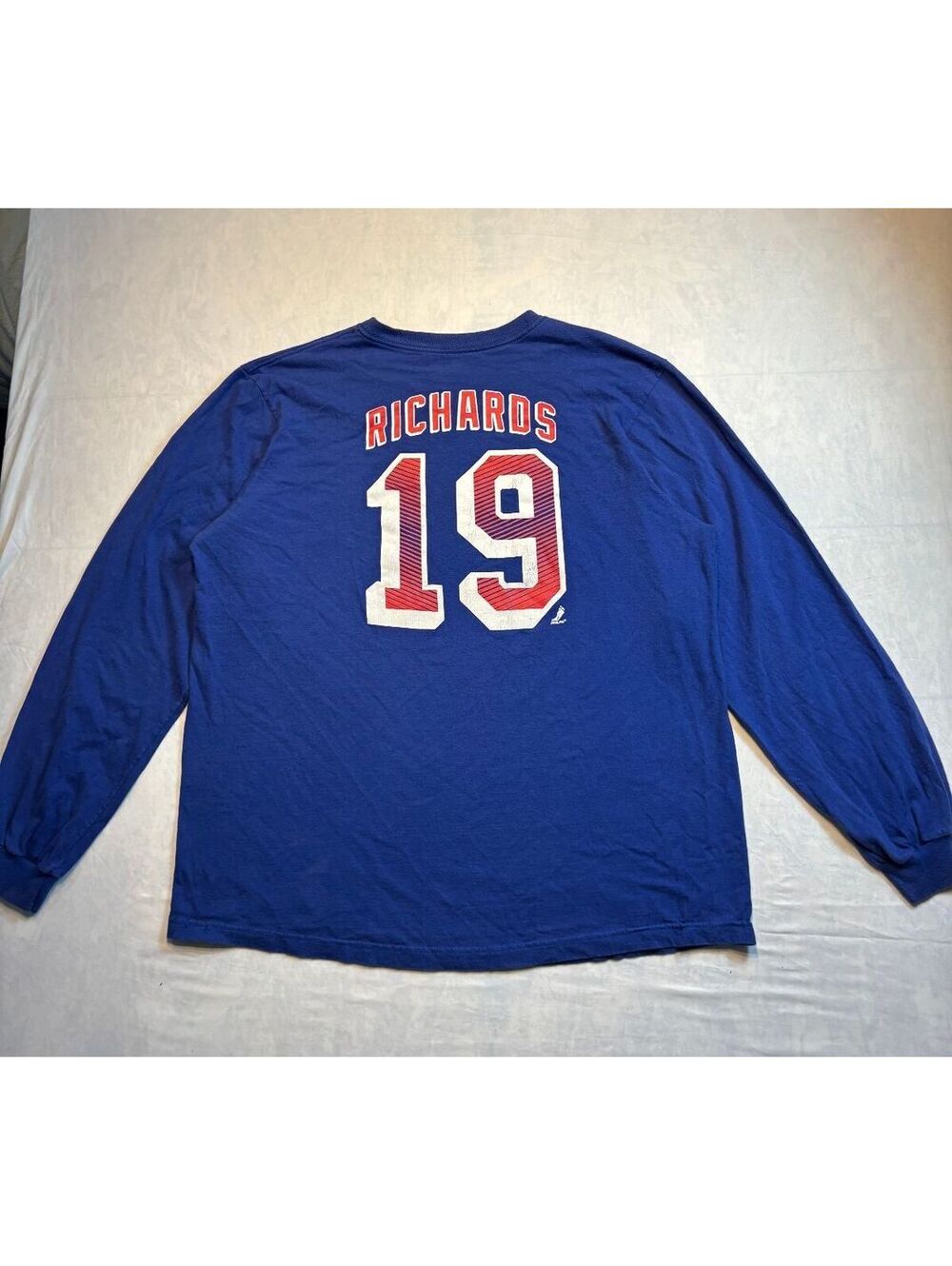 Reebok NHL New York Rangers Richards #19 Long Sleeve Shirt